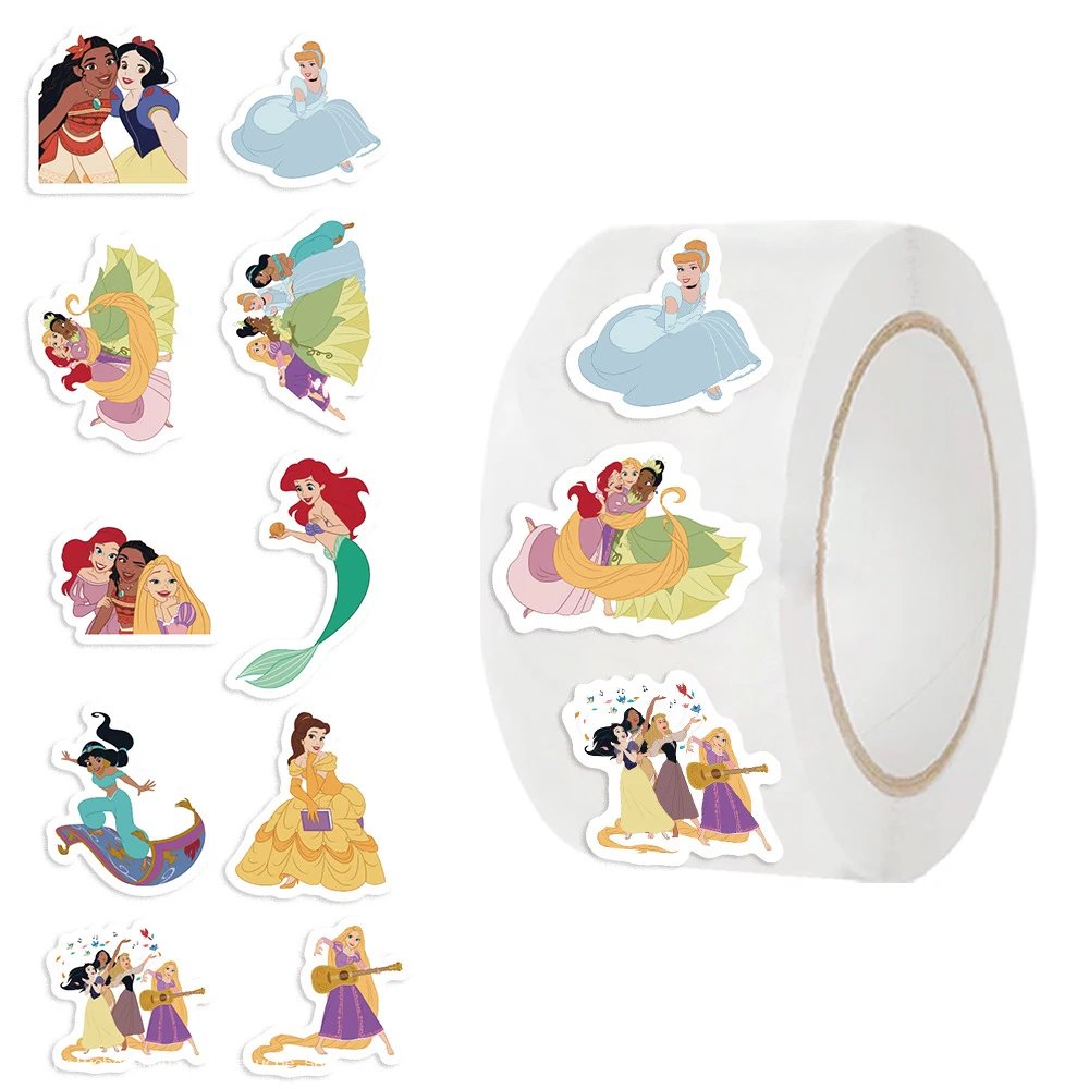 Stickers Princesses Disney - Rouleau Adhésifs Enfants