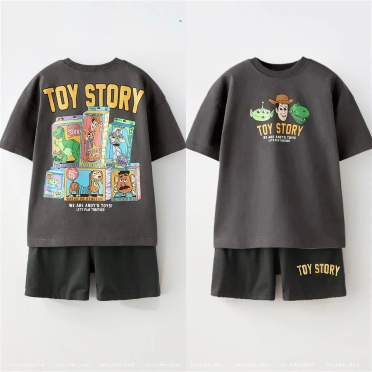 Ensemble T-shirt & Short Enfant Toy Story – Collection Garçon
