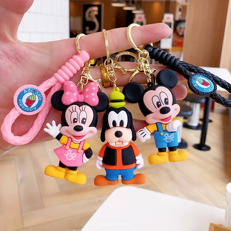 Porte-clés Disney Mickey Minnie Dingo – Accessoires Adorables