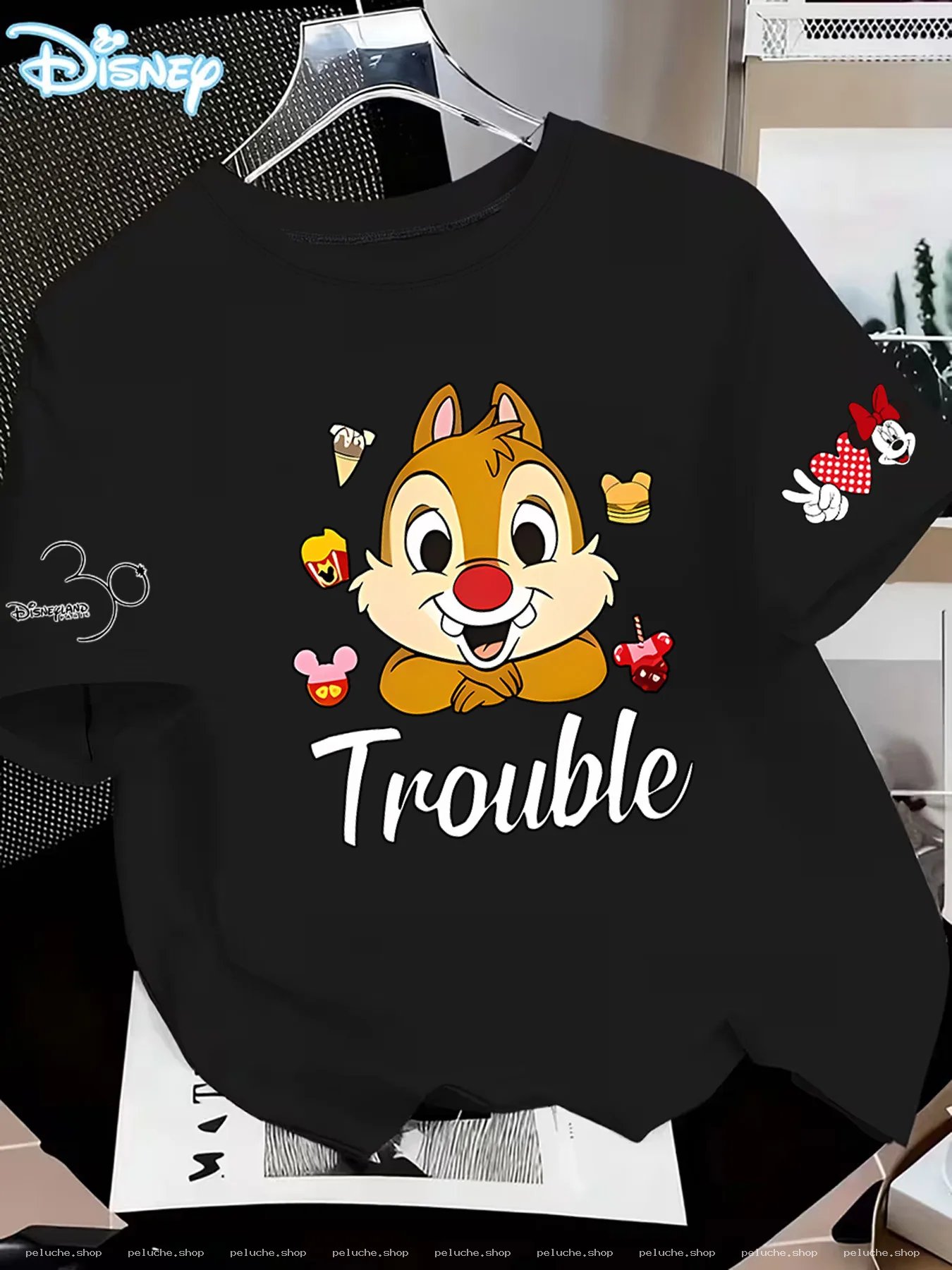 T-shirt Disney Tic & Tac "Trouble" - 30 ans Disneyland Paris