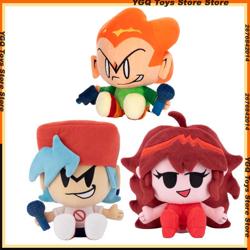 Peluches Friday Night Funkin' : Boyfriend, Girlfriend, Pico