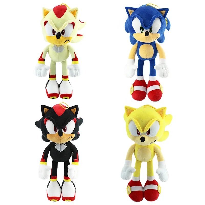Collection Peluches Sonic, Shadow et Super Sonic – Doux Hérissons