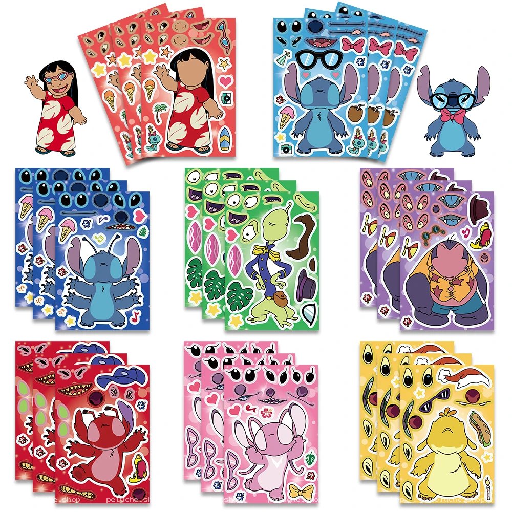 Stickers Lilo & Stitch Personnalisables - Kit Créatif Disney