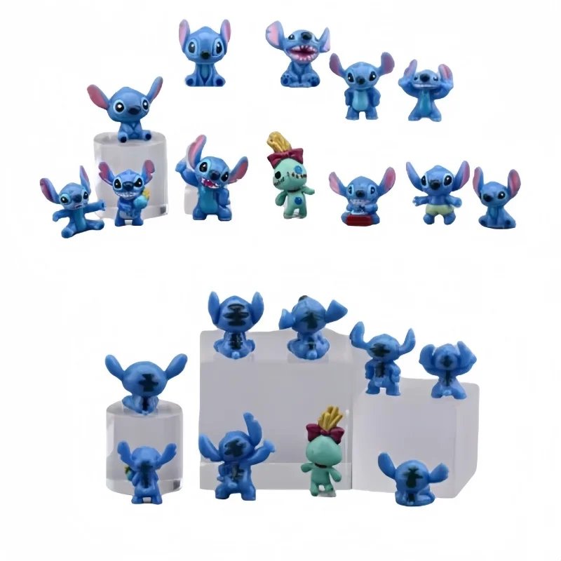 Lot Figurines Stitch Disney Lilo & Stitch - Mini Personnages
