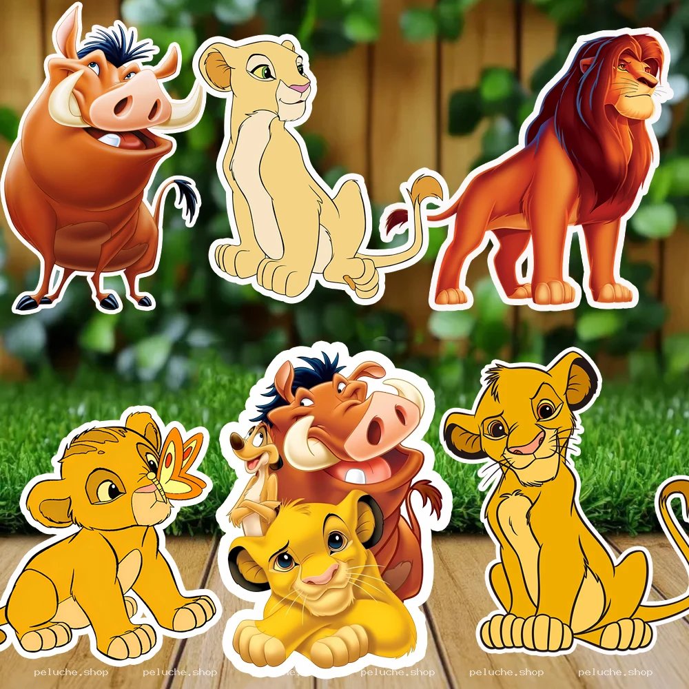 Stickers Le Roi Lion: Simba, Nala, Mufasa, Pumbaa | Décoration