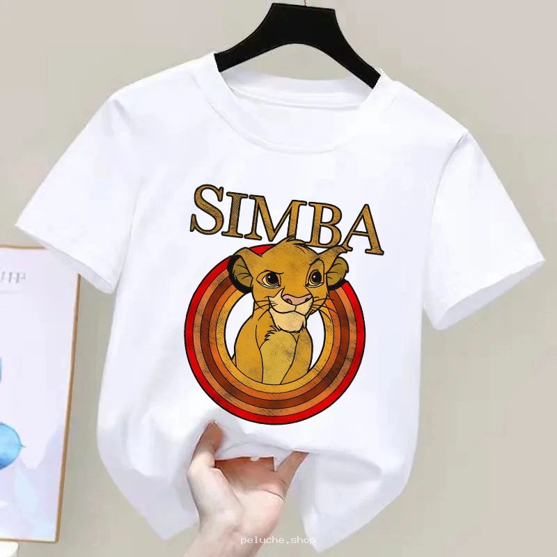 T-shirt Enfant Simba Le Roi Lion - Vêtement Disney Stylé