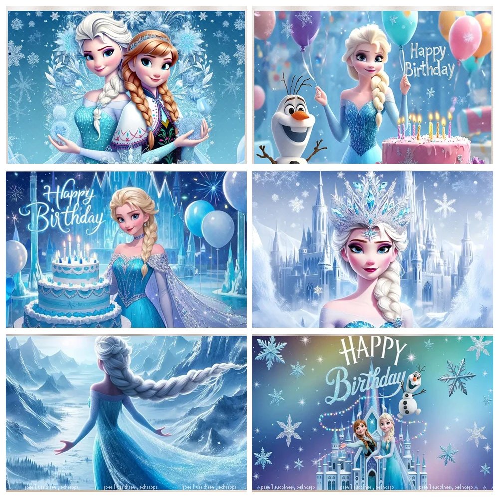 Décorations Fête Anniversaire La Reine des Neiges Elsa Anna