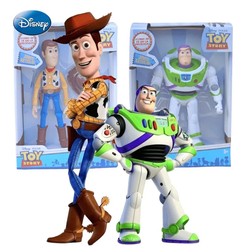 Figurines articulées Woody et Buzz l'Éclair Toy Story