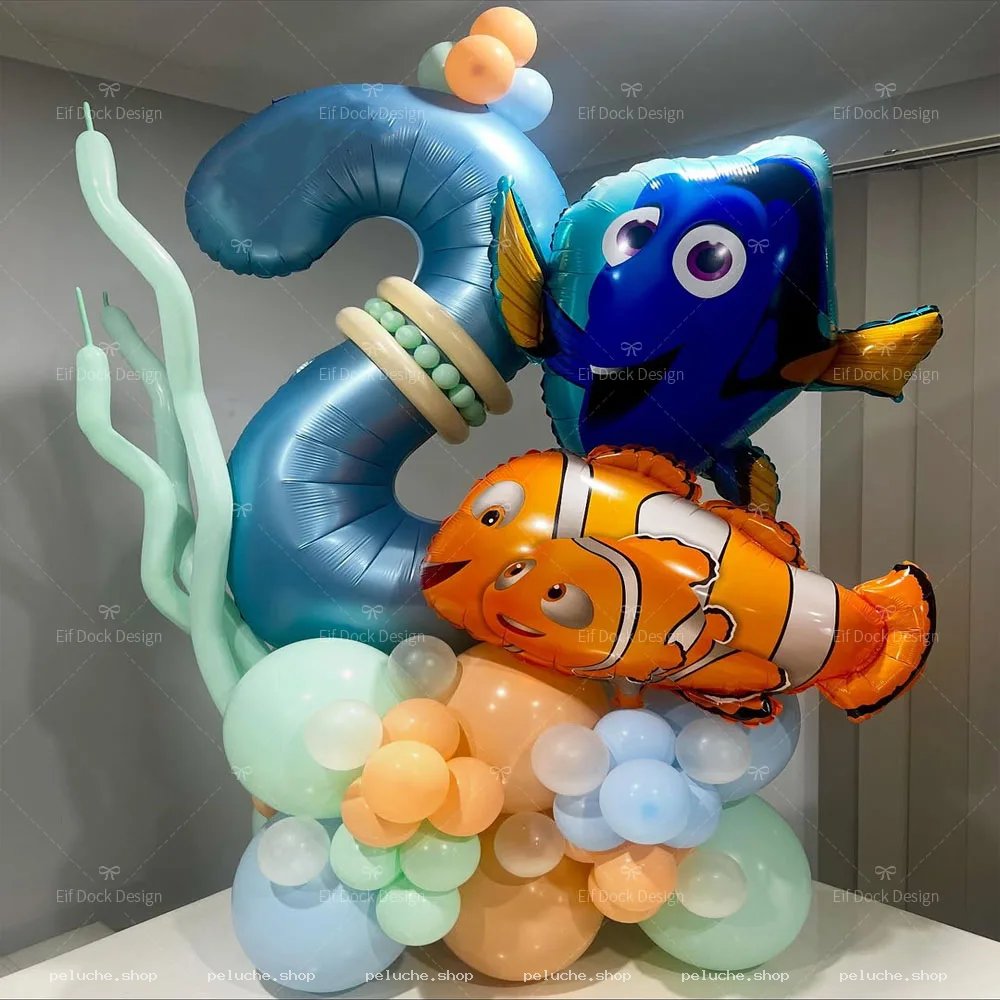 Décoration Ballons Anniversaire 2 ans Nemo & Dory