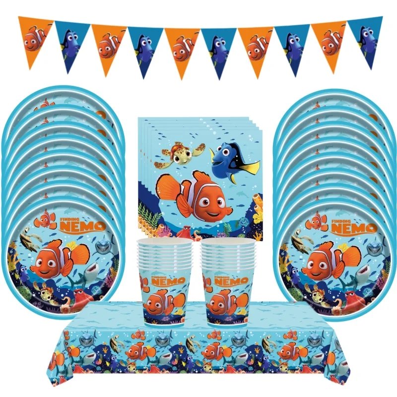 Kit Anniversaire Némo Complet - Déco Fête Sous-Marine Enfants