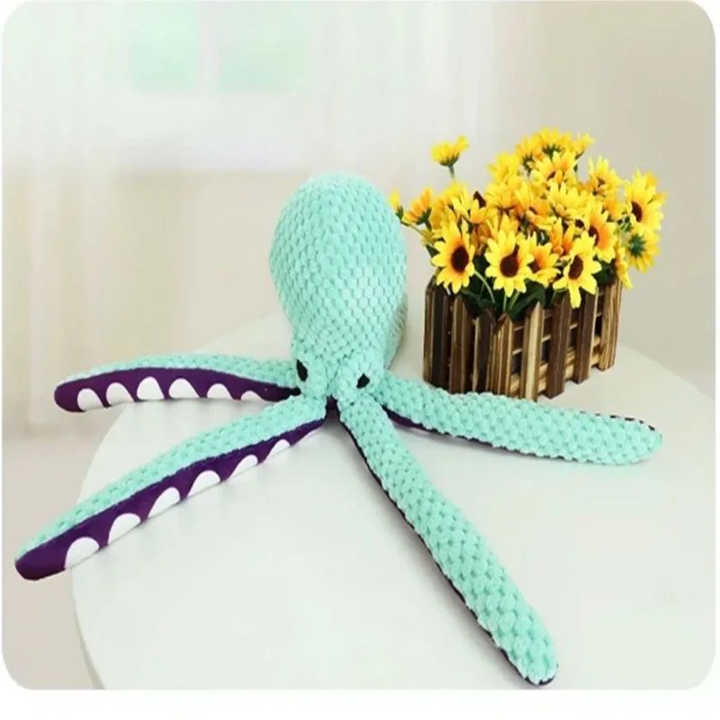 Peluche Poulpe Turquoise Douce | Jouet Enfant Original