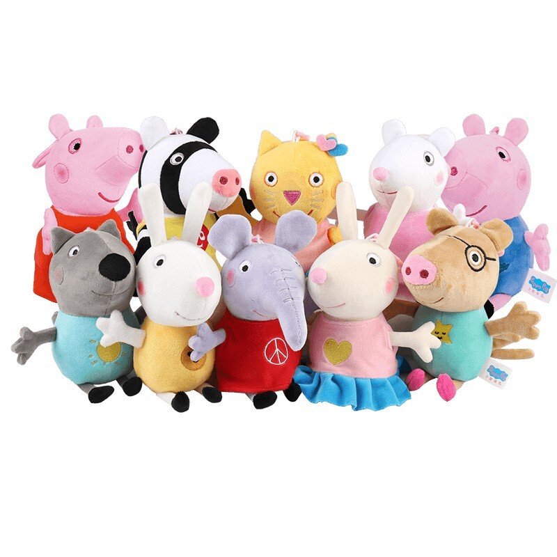 Collection Peluches Peppa Pig - Personnages Doux pour Enfants