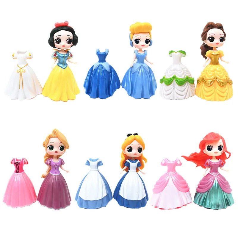 Figurines Princesses & Héroïnes: Robes Magiques Interchangeables