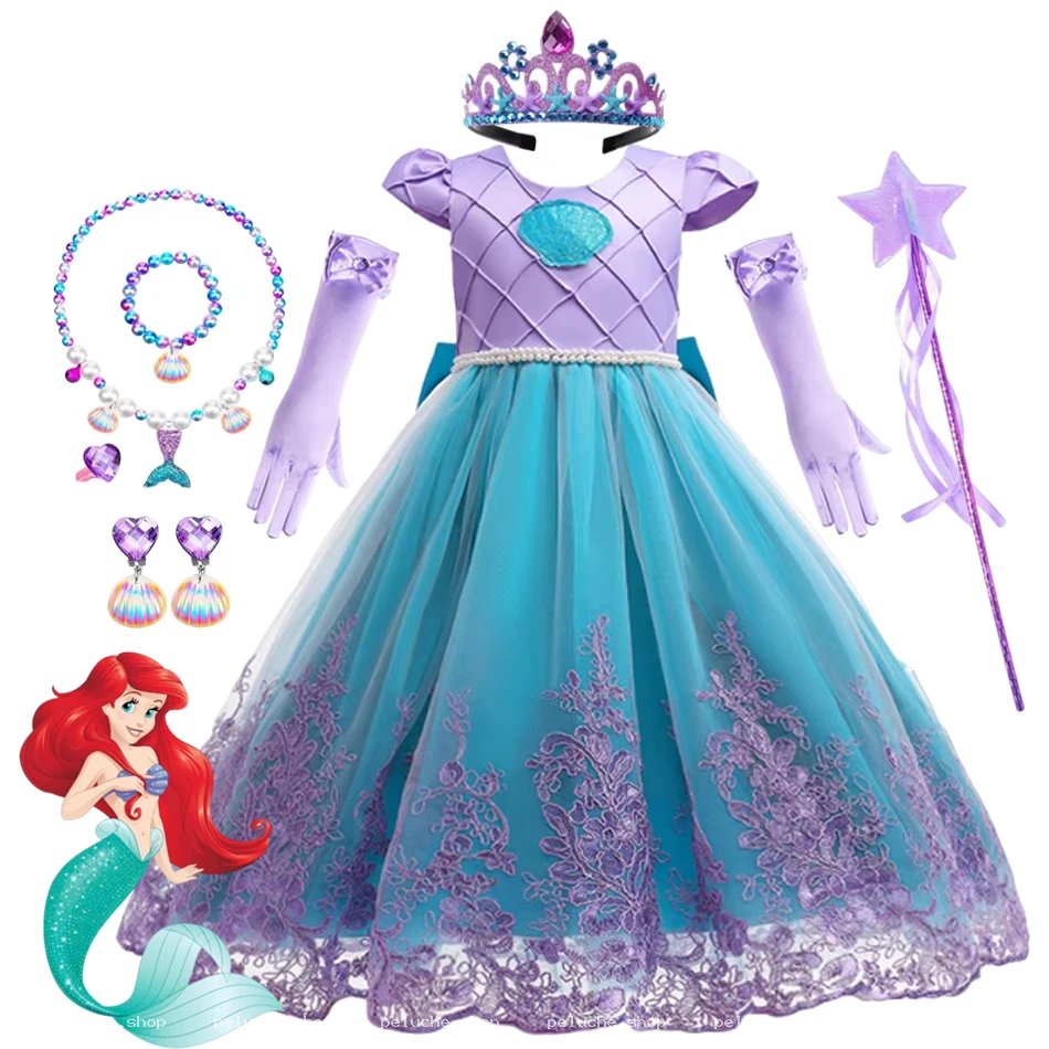 Déguisement Princesse Sirène Ariel Enfant - Robe & Accessoires
