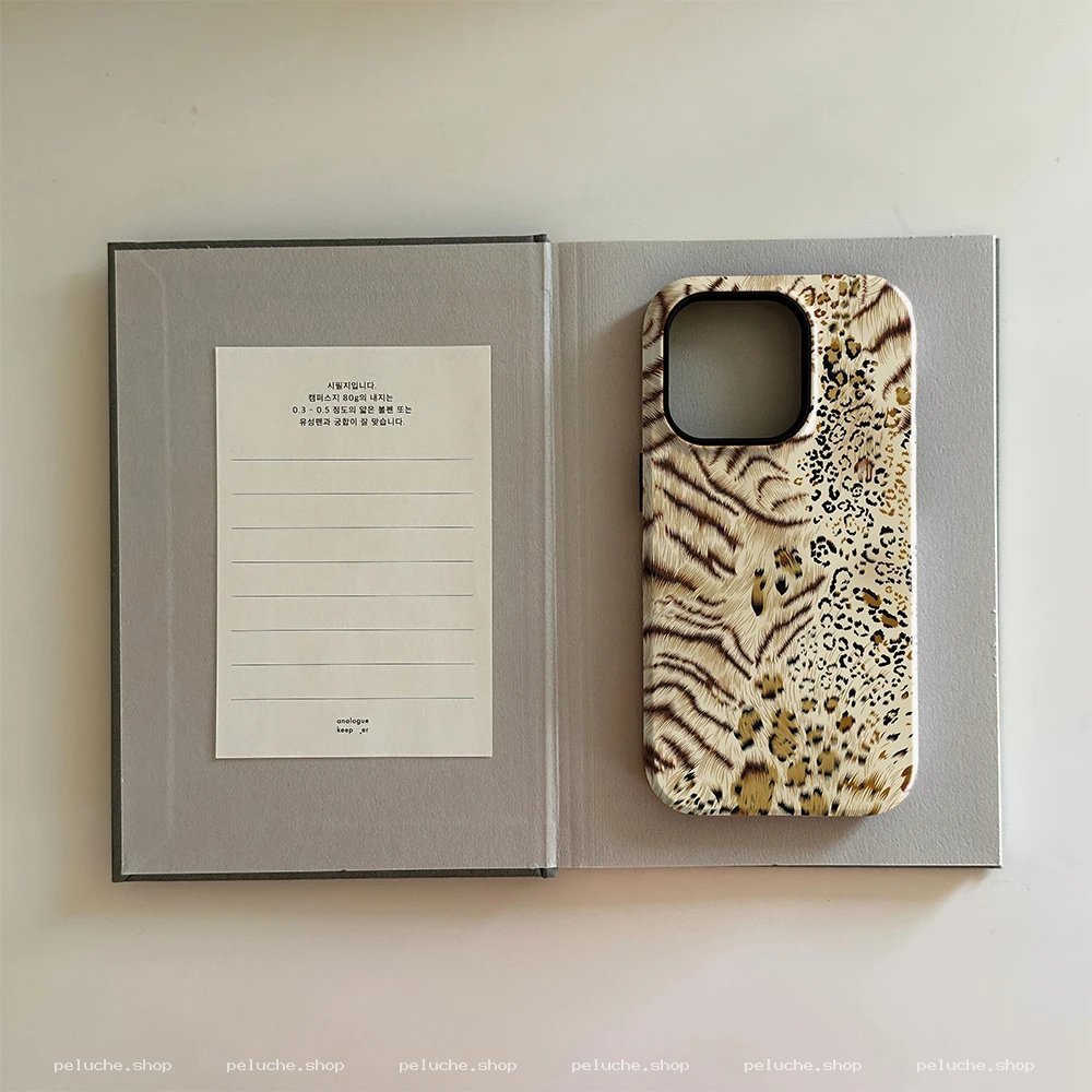 Coque iPhone Imprimé Animal Tigre Léopard | Accessoire Chic