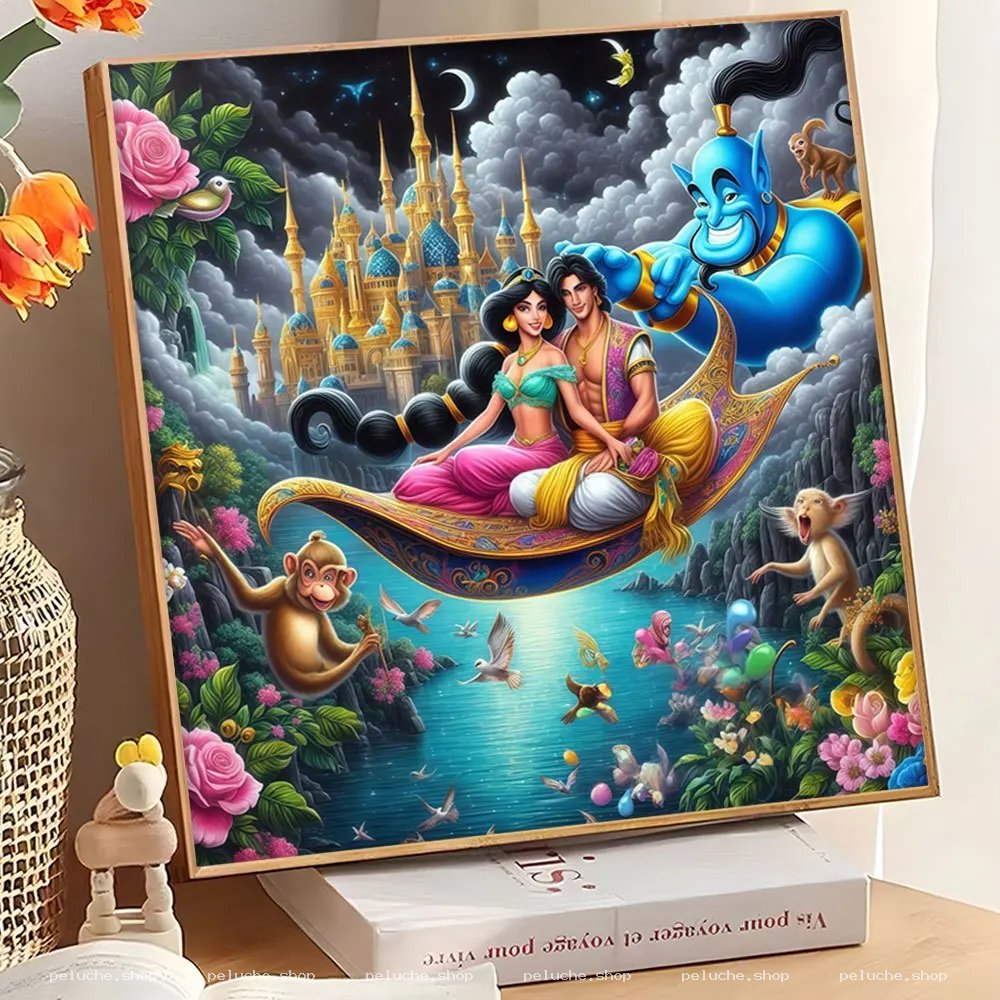 Aladdin & Jasmine : Aventure Magique sur Tapis Volant