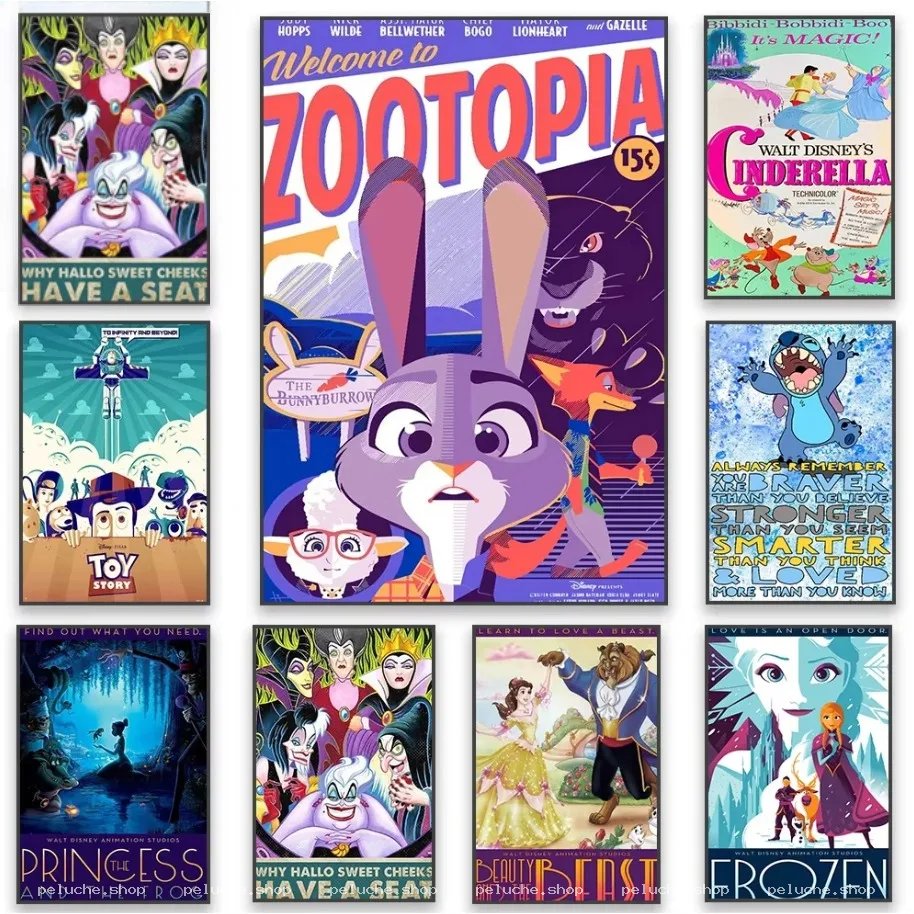 Collection d'affiches Disney - Films cultes et décoration