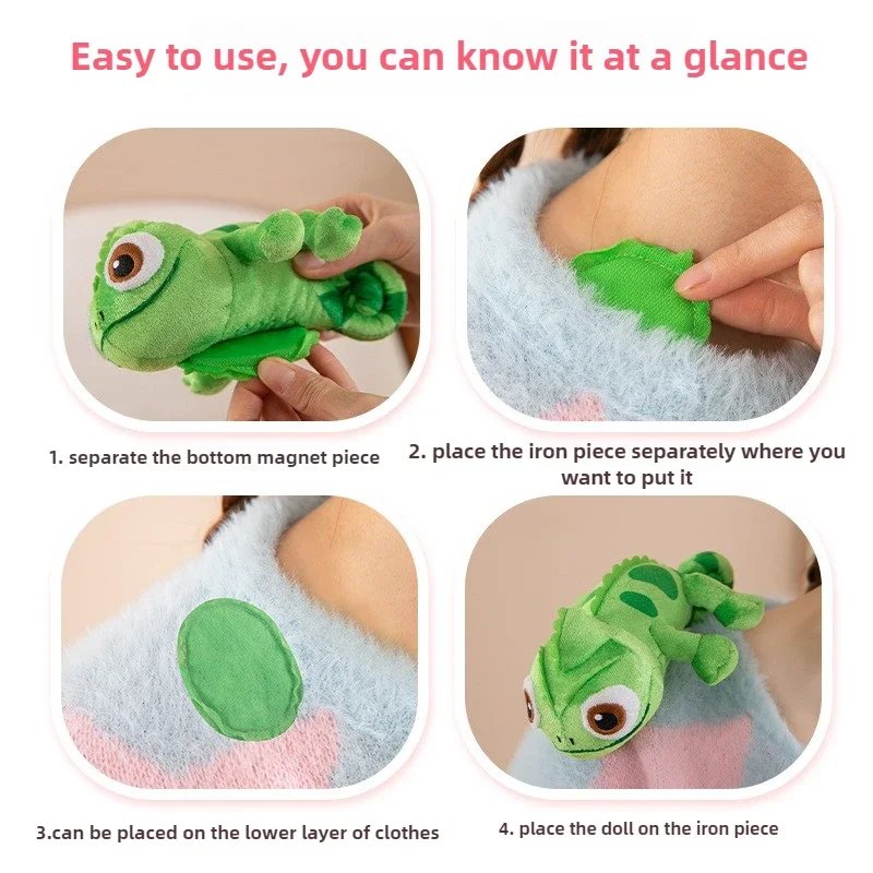 Chameleon Peluche Magnétique : Adoptez un Compagnon Fun !