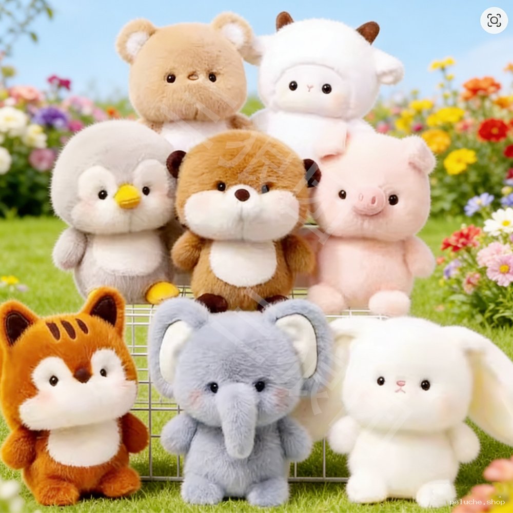Peluches Animaux Mignons - Doudous Doux pour Bébé & Enfant