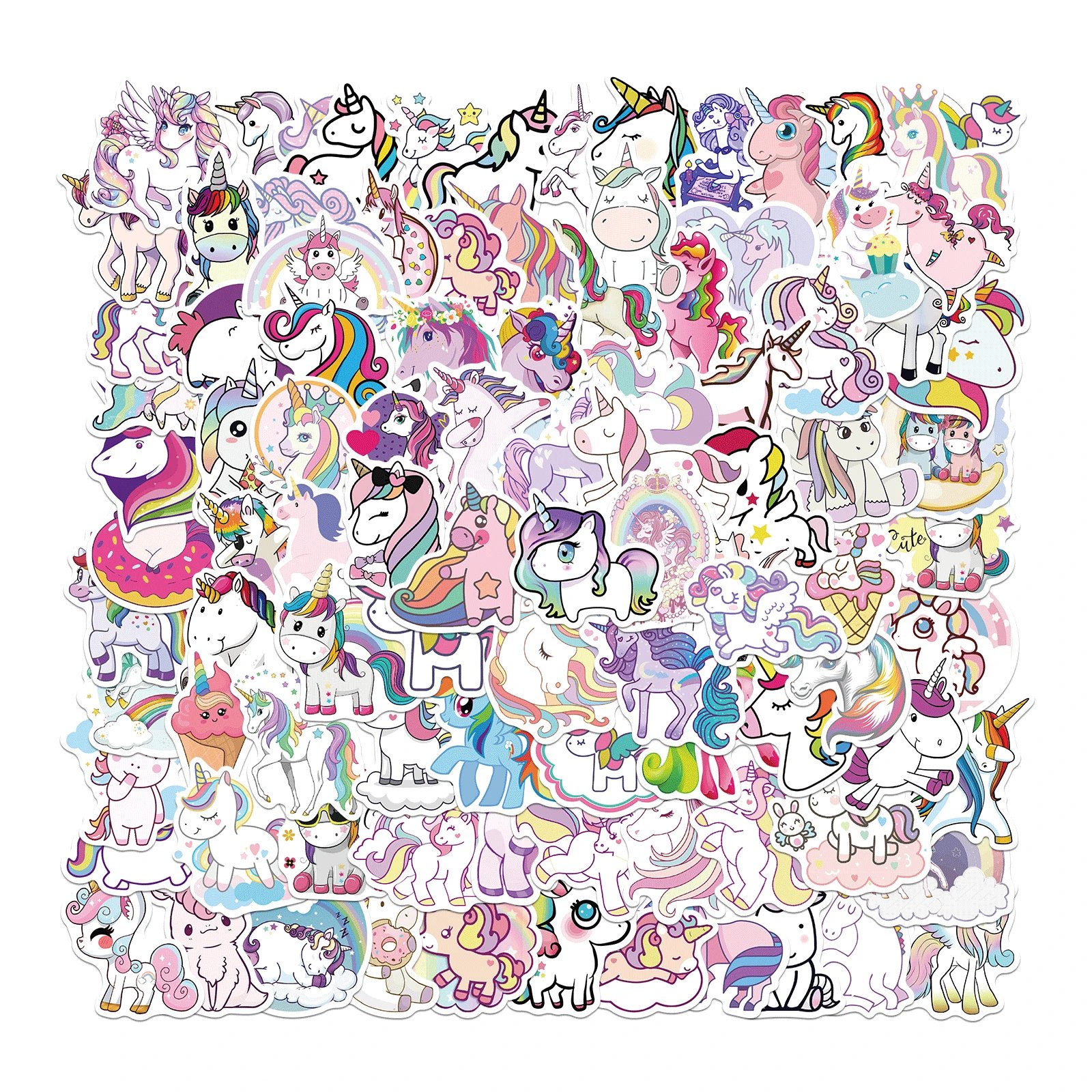 Autocollants Licorne Magiques & Colorés - Pack Varié Enchanté