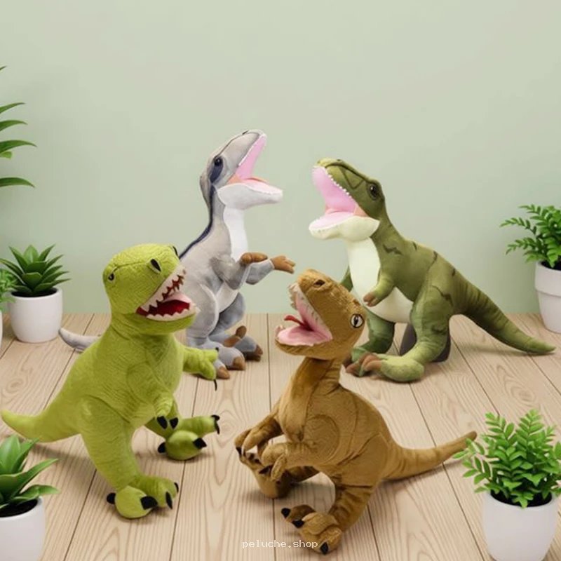 Peluches Dinosaures Réalistes - Jouets Doux pour Enfants