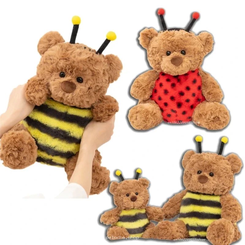 Peluche Ours Abeille & Coccinelle Doux | Jouets Adorables