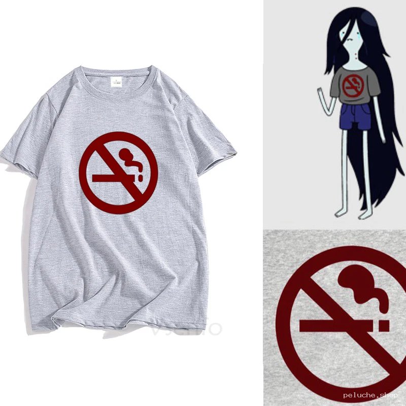 T-Shirt Anti-Tabac Marceline Adventure Time Unisexe
