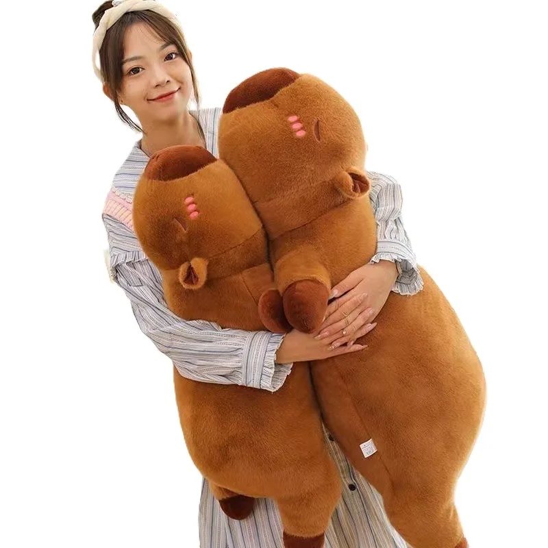 Peluche Capybara Géante Douce | Compagnon Câlin Parfait
