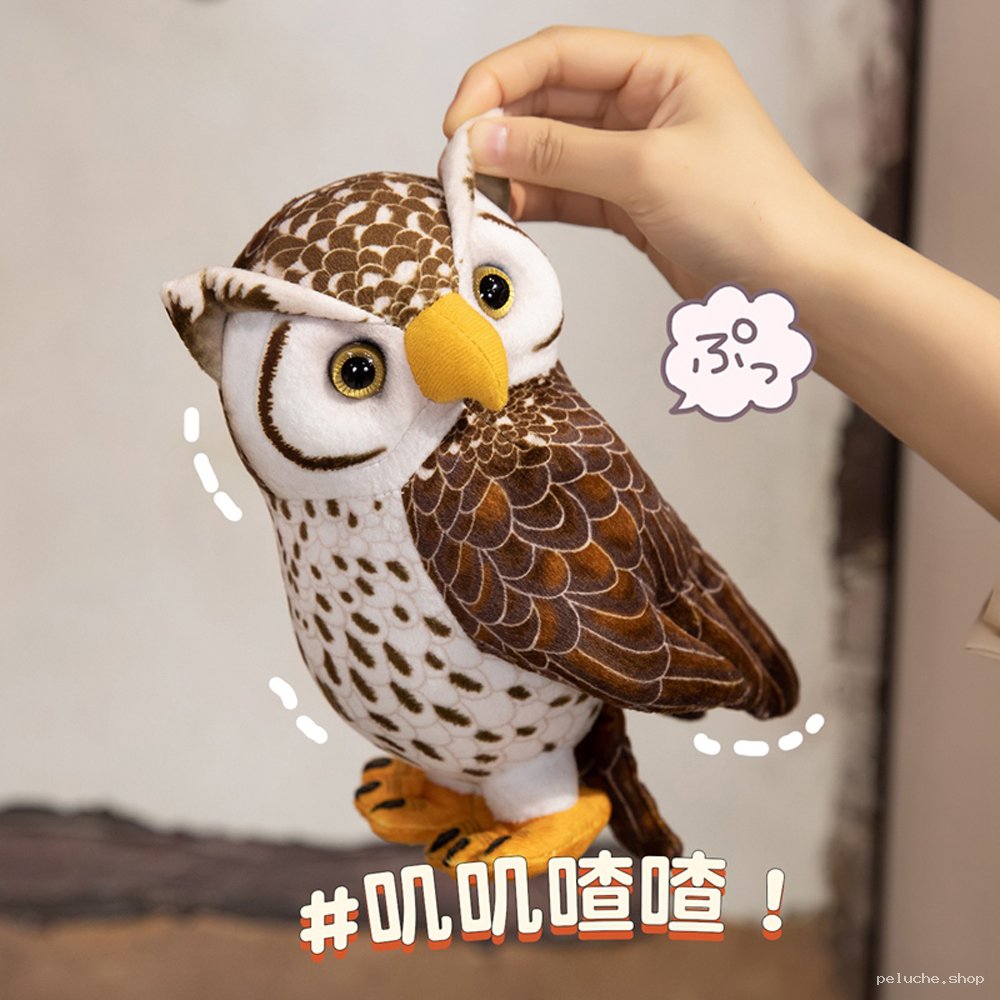 Peluche Hibou Réaliste Douce et Mignonne | Peluche.shop