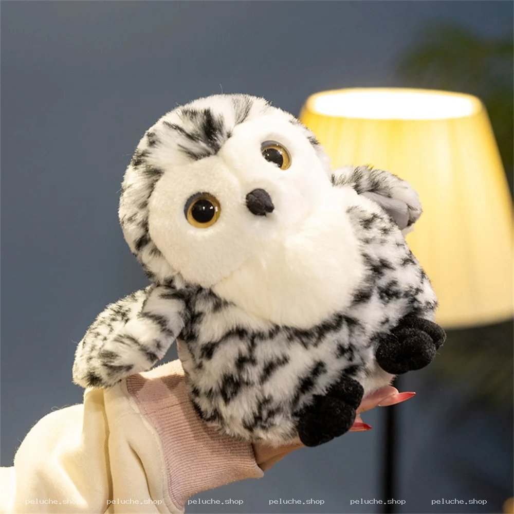 Peluche Chouette Harfang des Neiges - Douce & Réaliste