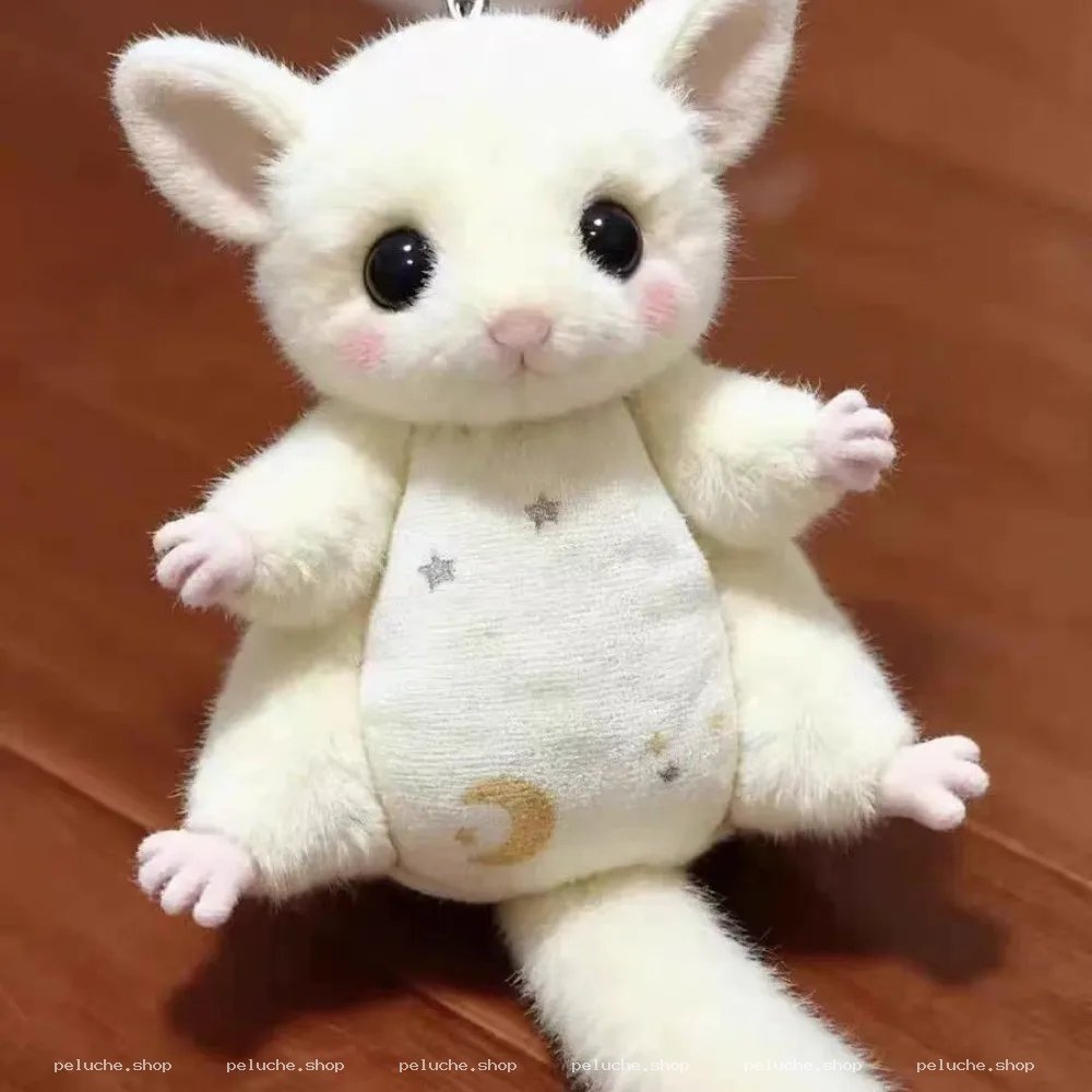 Peluche Phalangère du Sucre Blanche Kawaii | Douce et Mignonne