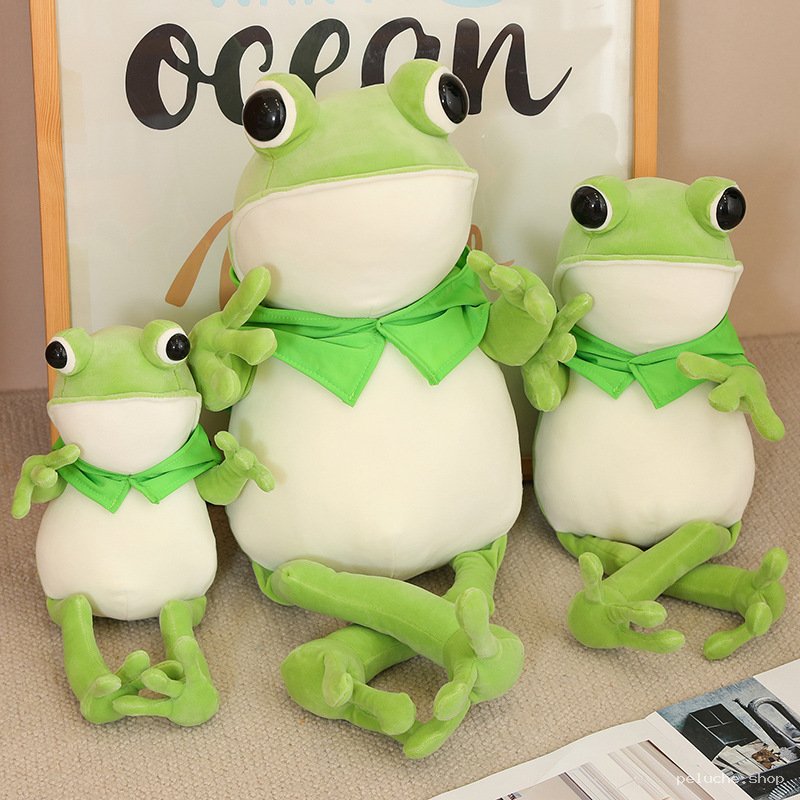 Peluche Grenouille Mignonne | Douce et Adorable – Diverses Tailles