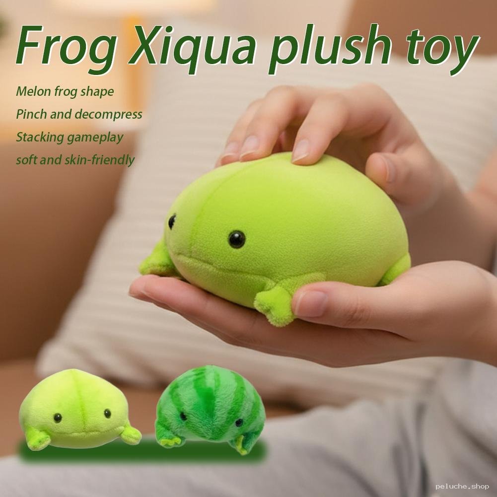 Peluche Grenouille Xiqua Melon Douce & Anti-stress | Enfant