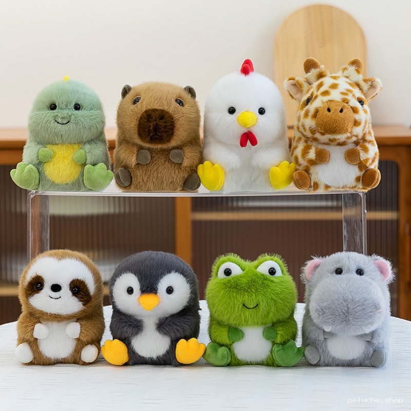 Mini Peluches Animaux Mignons - Collection Douce et Kawaii