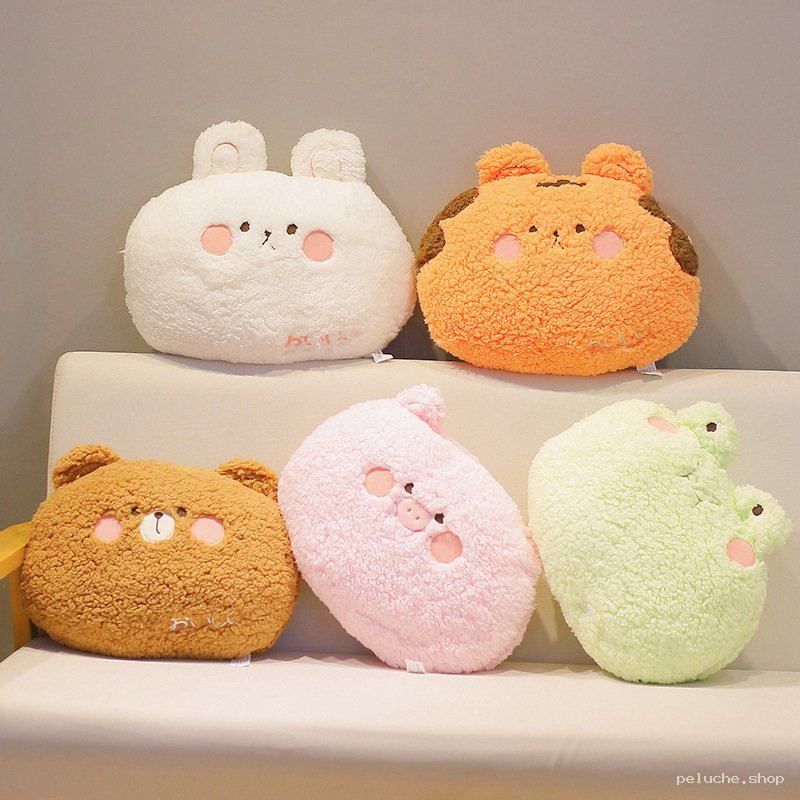 Coussins Peluche Kawaii Animaux Doux | Déco & Confort
