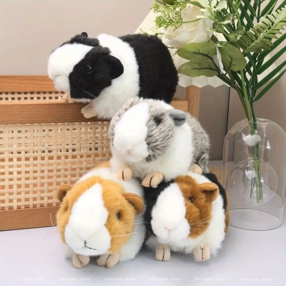Peluche Cochon d'Inde Douce et Réaliste - Plusieurs Couleurs