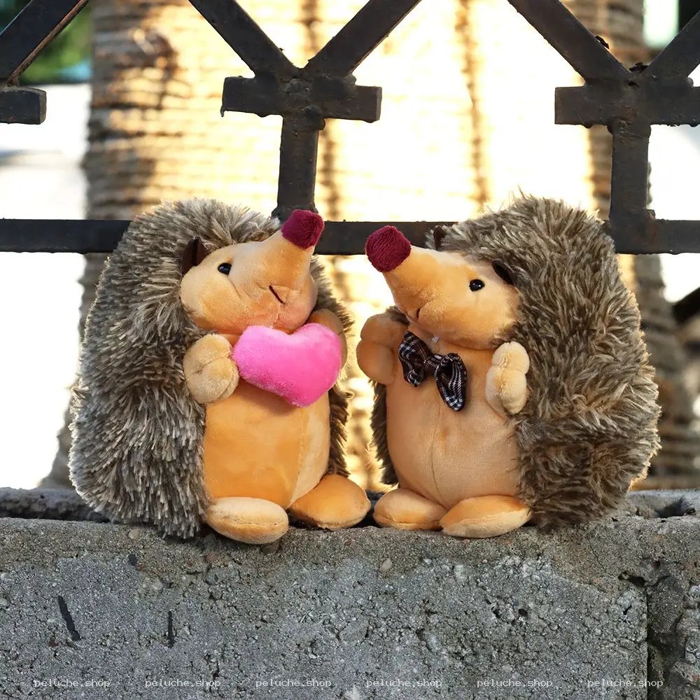 Duo Hérissons en Peluche Adorables | Cadeau Amour et Amitié