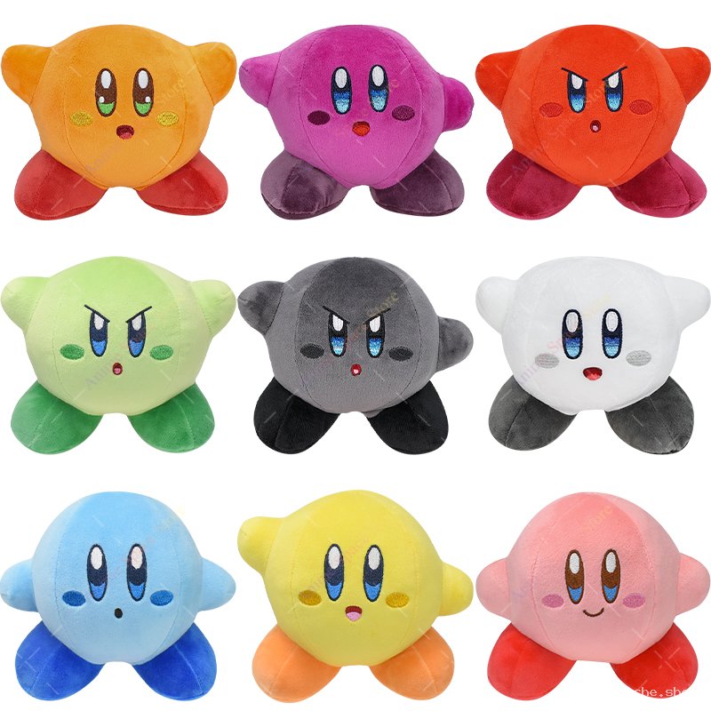 Peluche Kirby Collection Couleurs et Expressions Variées