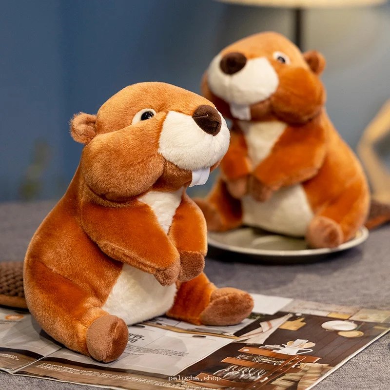 Peluche Castor Mignonne - Doudou Doux et Adorable pour Enfants