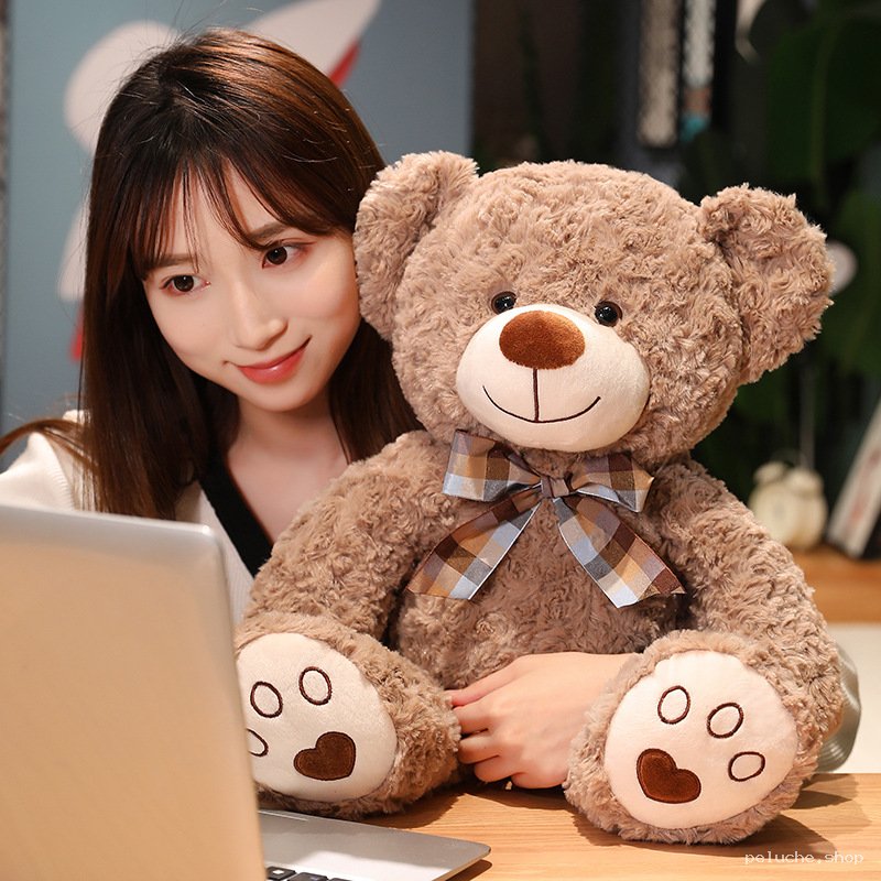 Peluche Ours Brun Doux | Compagnon Idéal & Cadeau Mignon