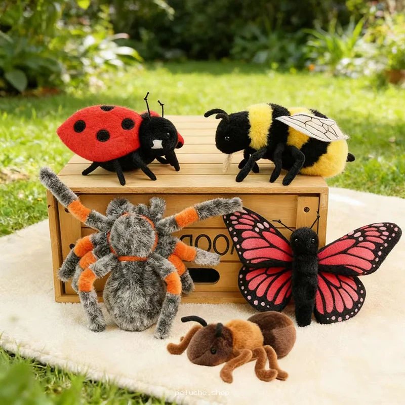 Peluches d'Insectes & Arachnides Douces | Coccinelle, Abeille
