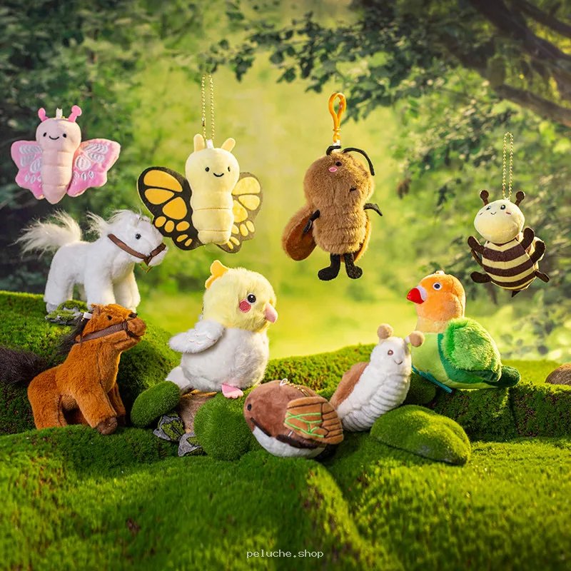 Adorables Peluches Animaux & Porte-clés Mignons - Douceur