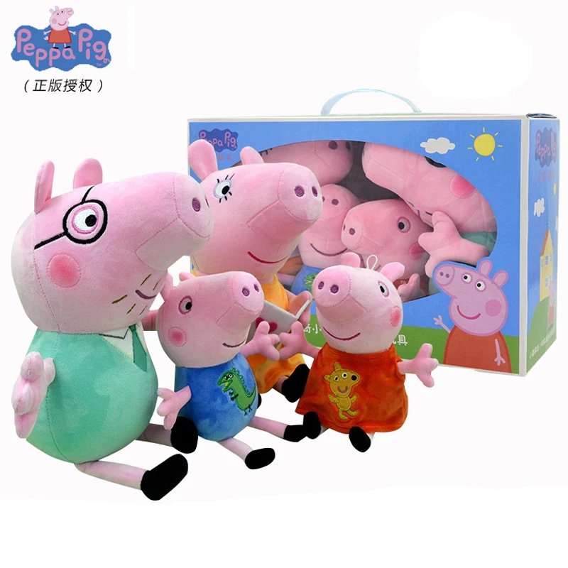 Set de Peluches Peppa Pig et sa famille | Cadeau enfants