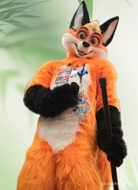 Fursuit Renard Orange Doux - Mascotte Peluche Animale