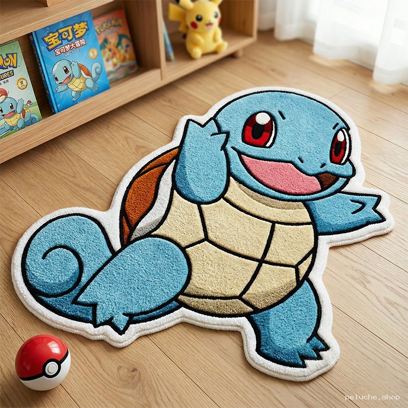 Tapis Carapuce Pokémon | Décoration Chambre Enfant