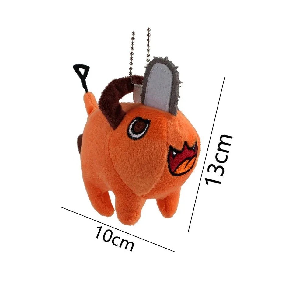Porte-clés Peluche Pochita Chainsaw Man - Doudou Anime 13cm