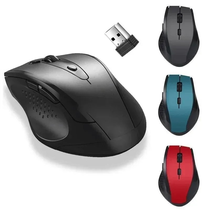 Souris sans Fil Ergonomique USB - Confort et Style Multicolore