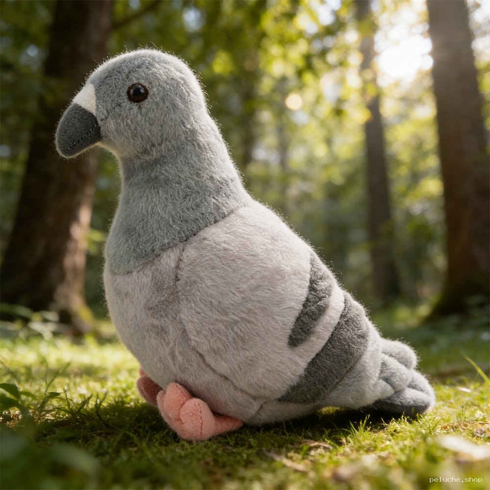 Peluche Pigeon Doux et Réaliste - Jouet Enfant - Cadeau Idéal