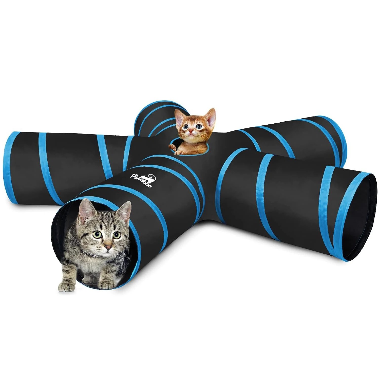 Tunnel de Jeu 4 Voies pour Chats | Amusement et Exploration