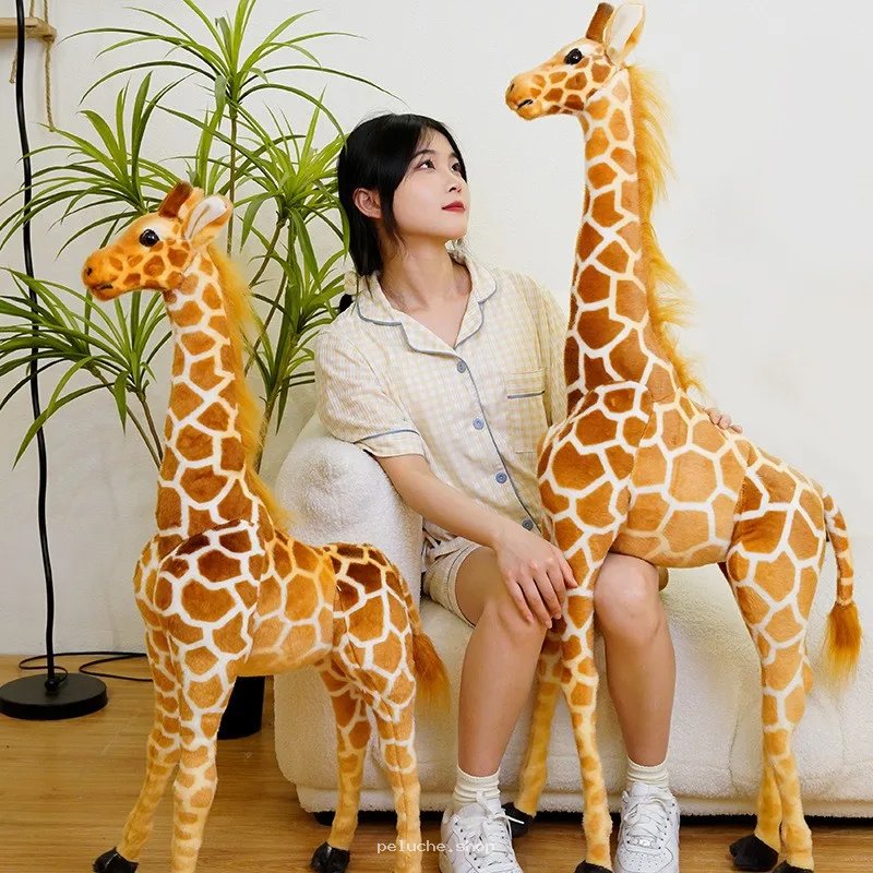 Grande Peluche Girafe Ultra Douce - Décoration & Câlins